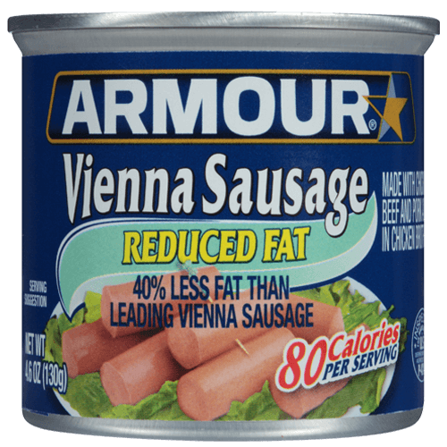 Armour Star Vienna Sausage Reduced Fat